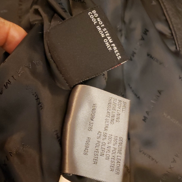 Wilson's Leather Maxima Blk Jacket Size Large - Picture 8 of 8